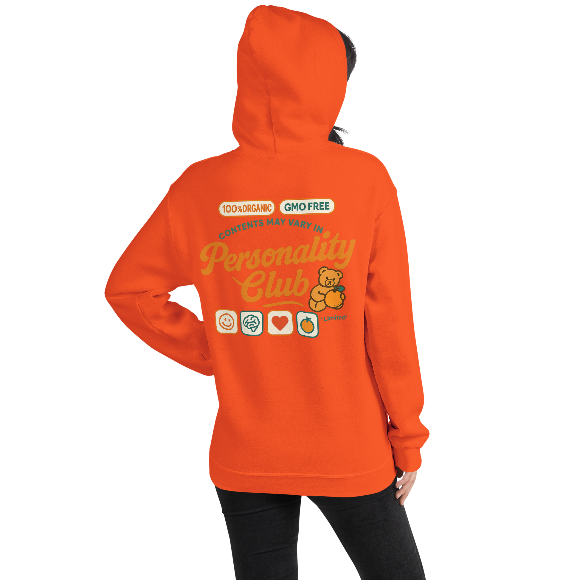Personality University Bear Hoodie