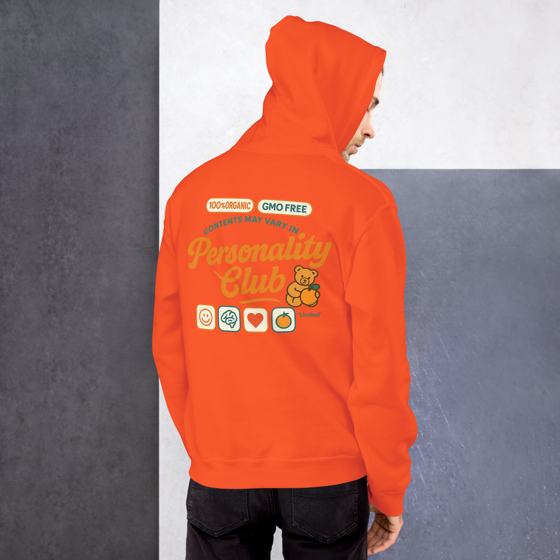 Personality University Bear Hoodie