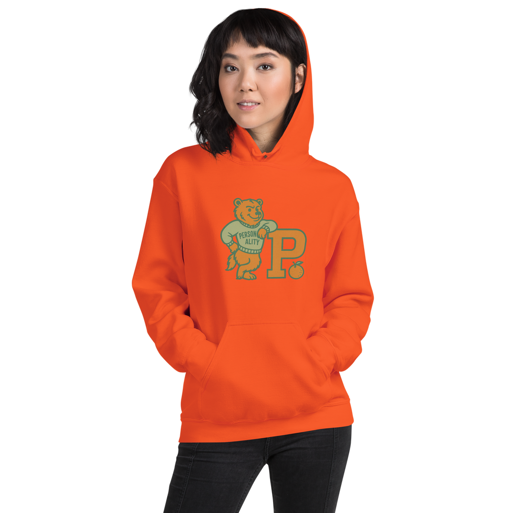 Personality University Bear Hoodie