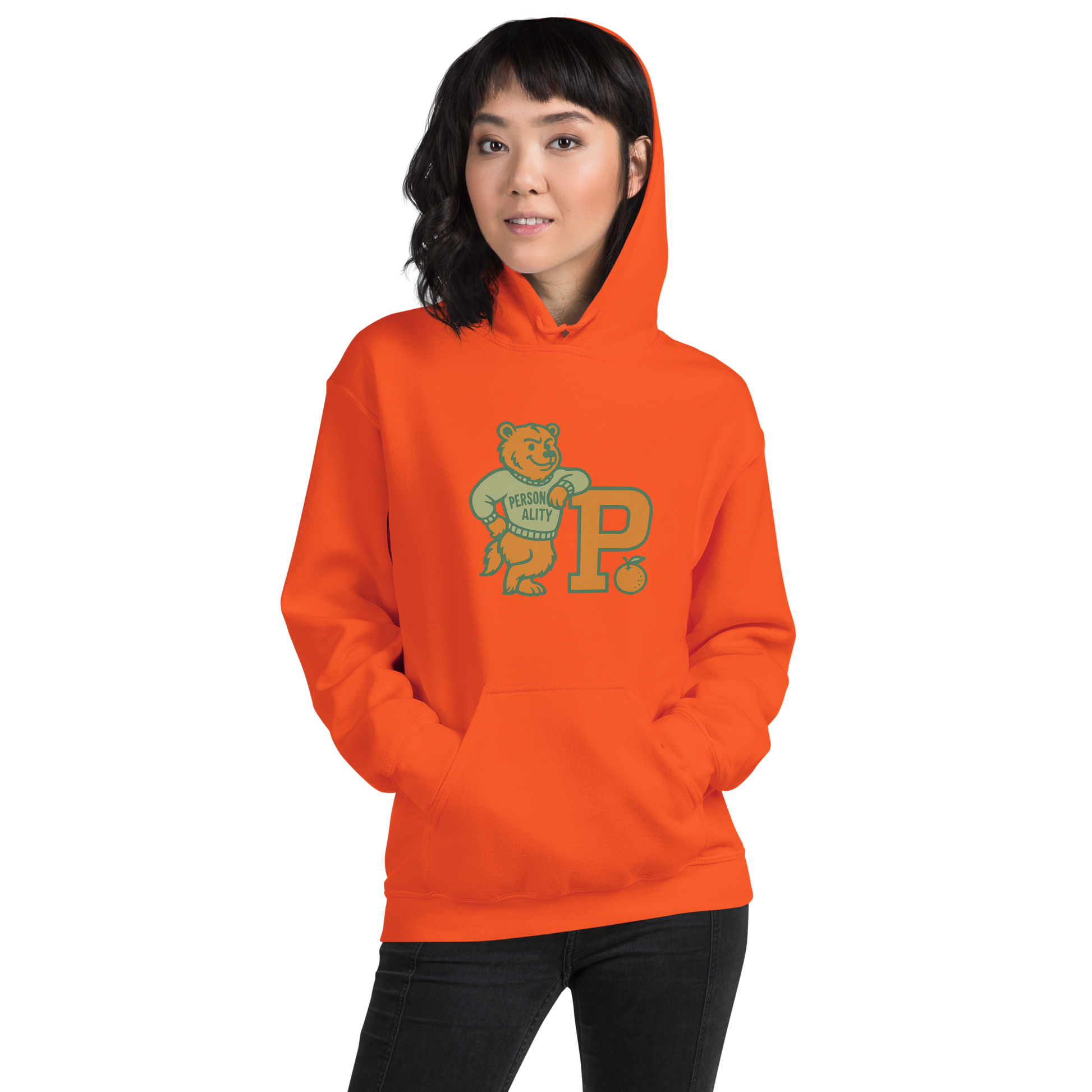Personality University Bear Hoodie