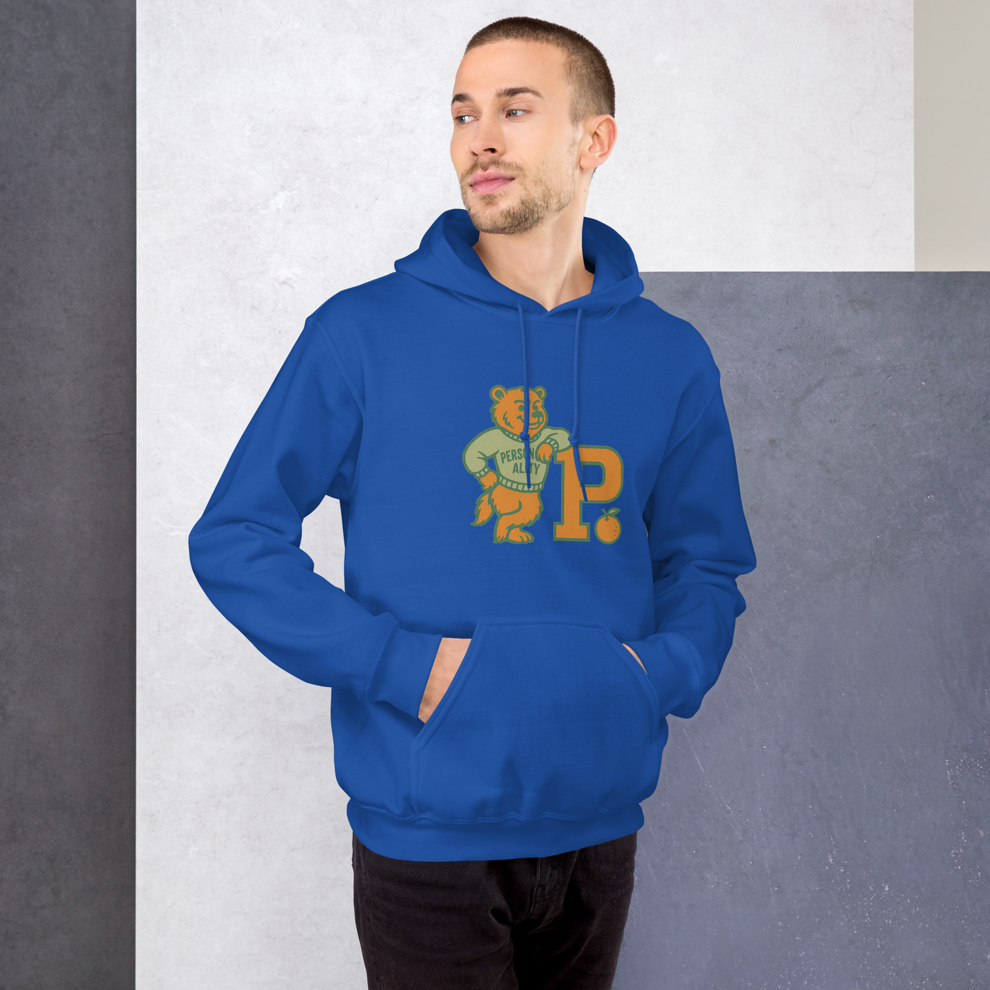Personality University Bear Hoodie