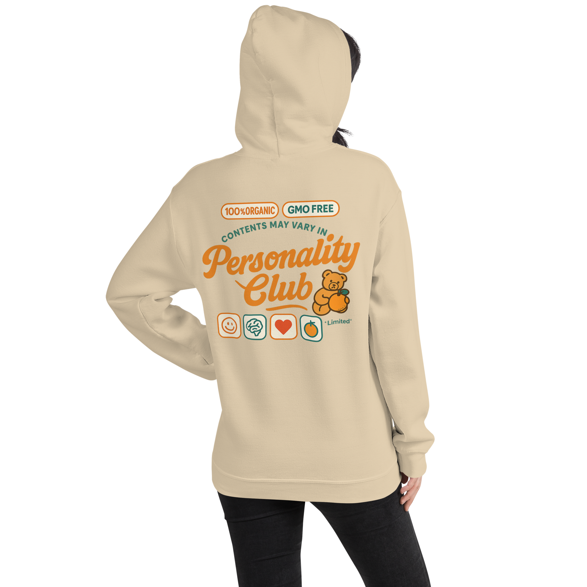 Personality University Bear Hoodie