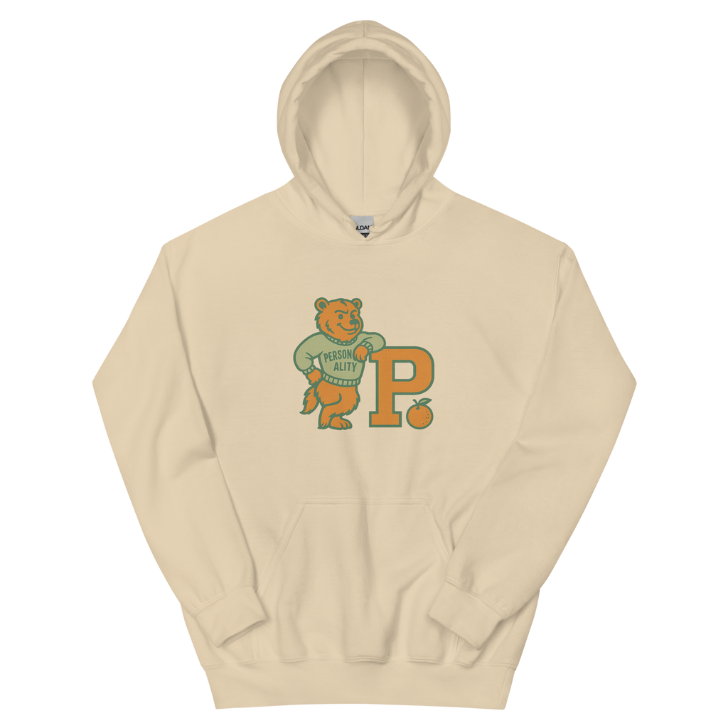 Personality University Bear Hoodie