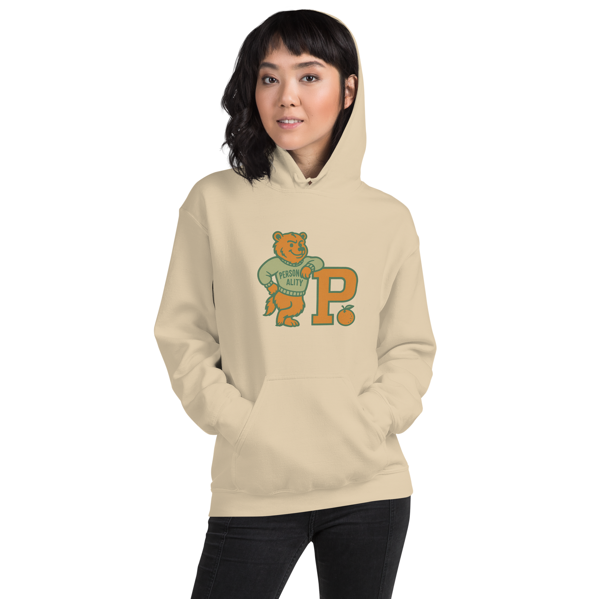 Personality University Bear Hoodie