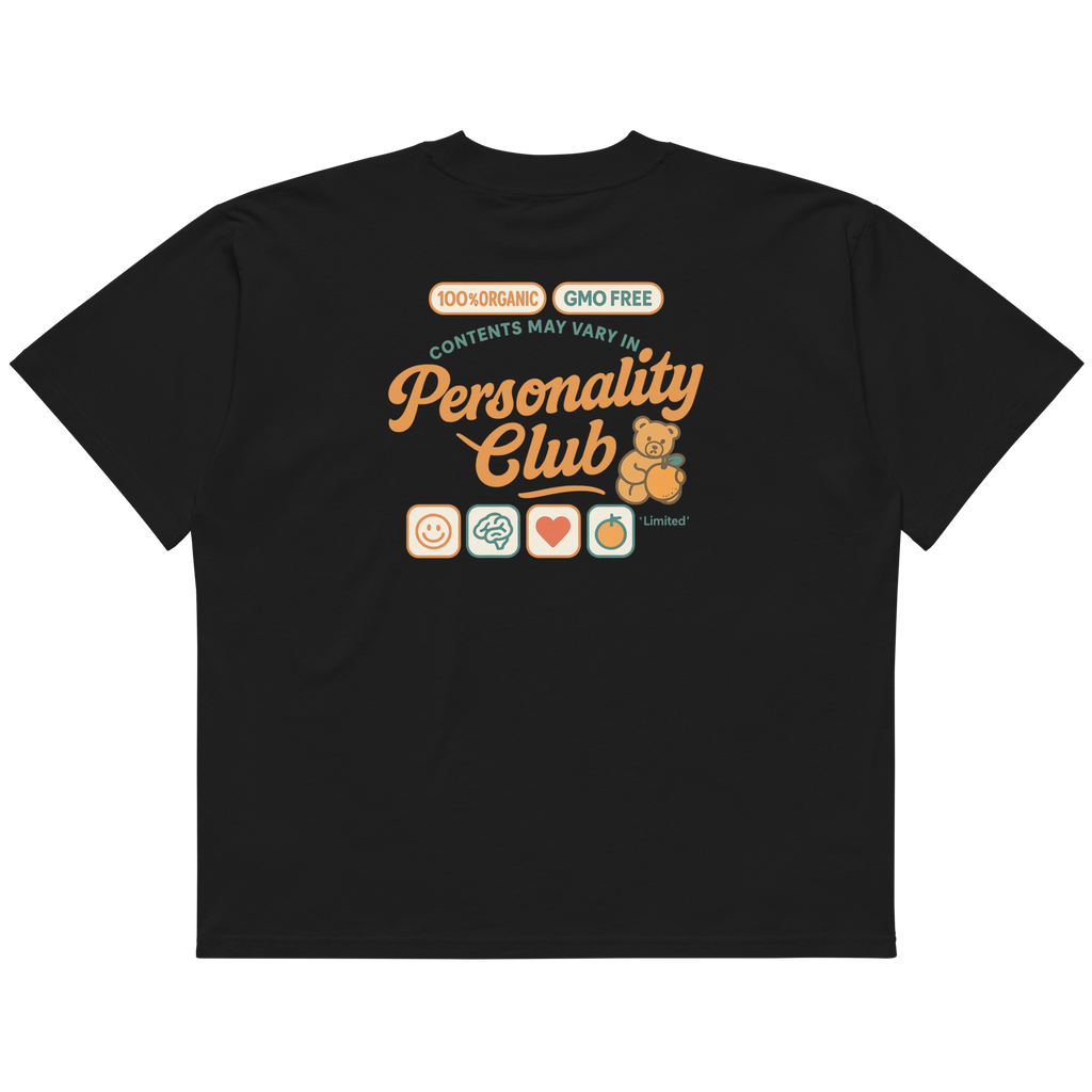 Big Personality Oversized High Neck Tee