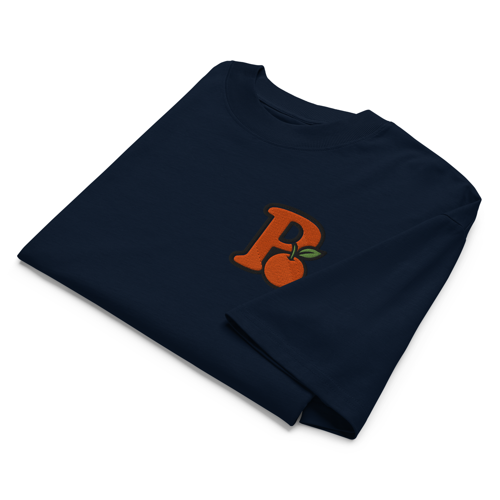 "P" Oversized High Neck Tee