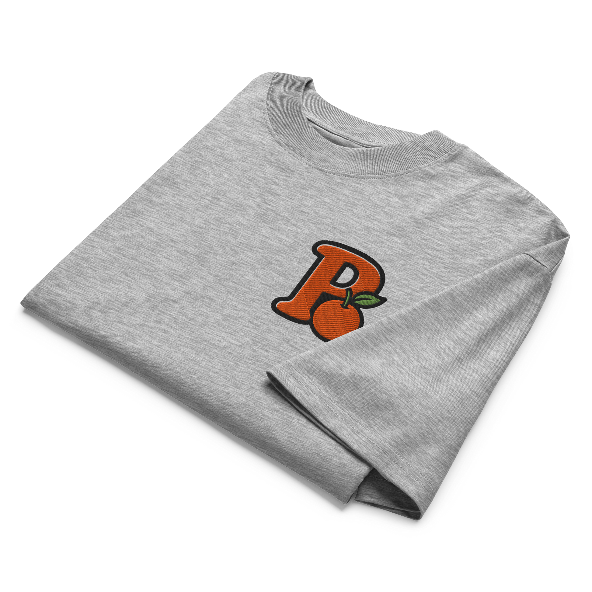 "P" Oversized High Neck Tee