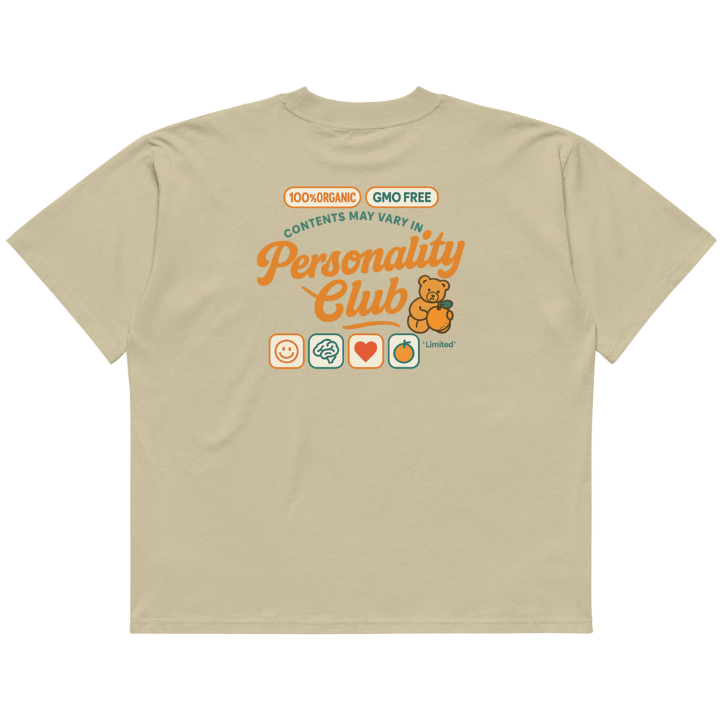 Big Personality Oversized High Neck Tee