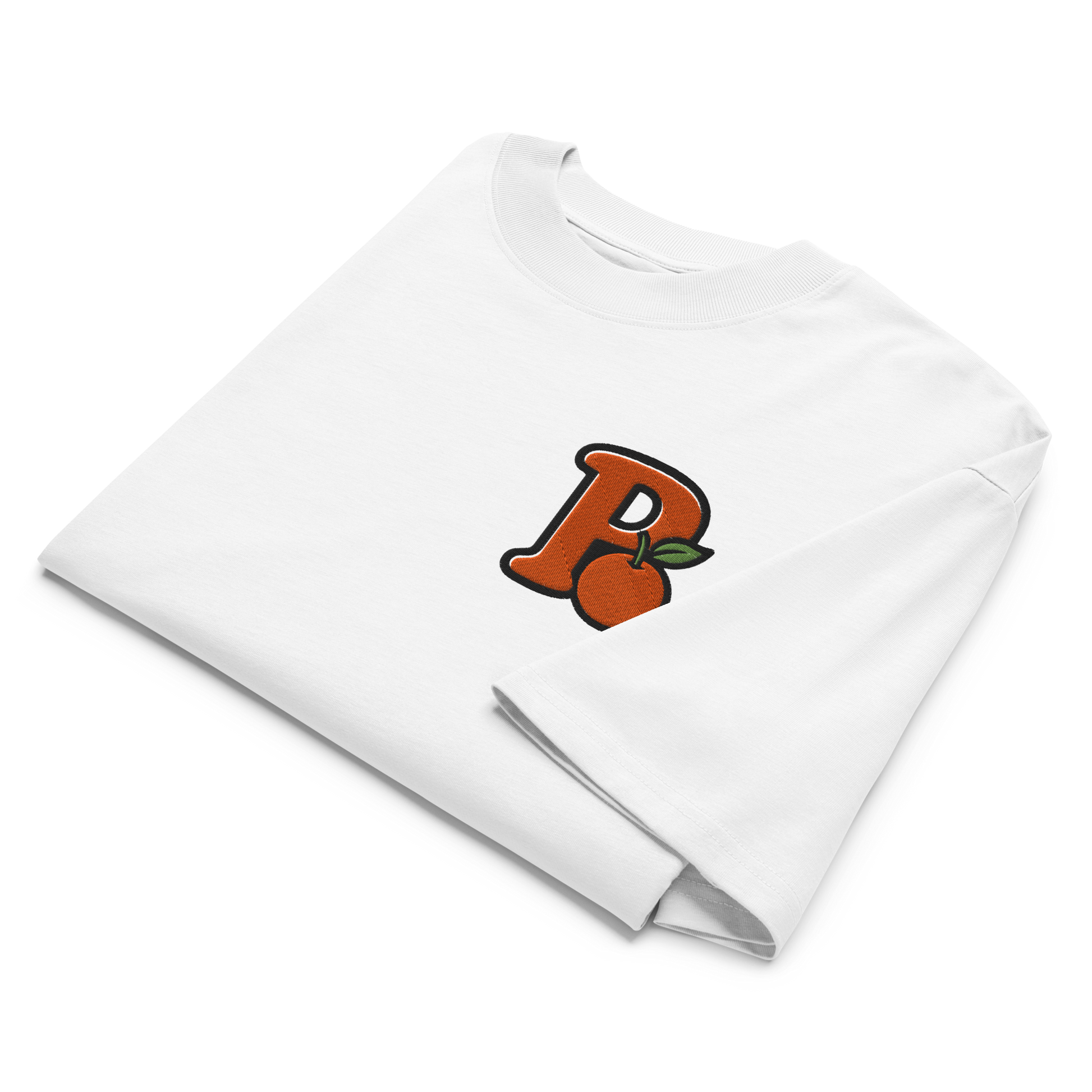 "P" Oversized High Neck Tee