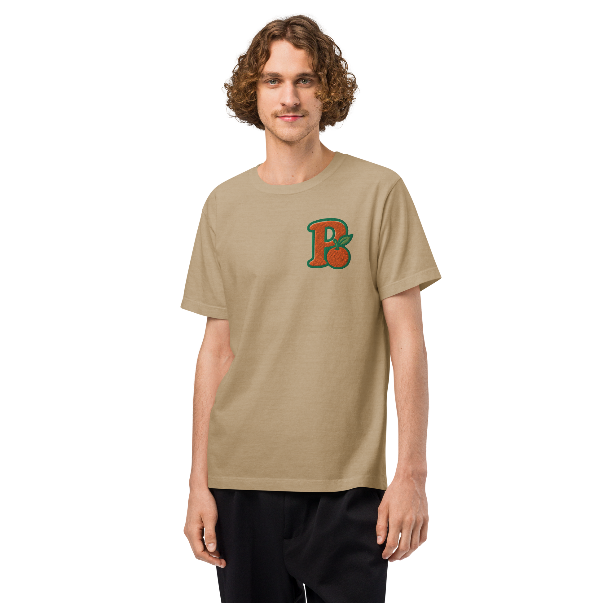Simple Personality Embroidered Tee