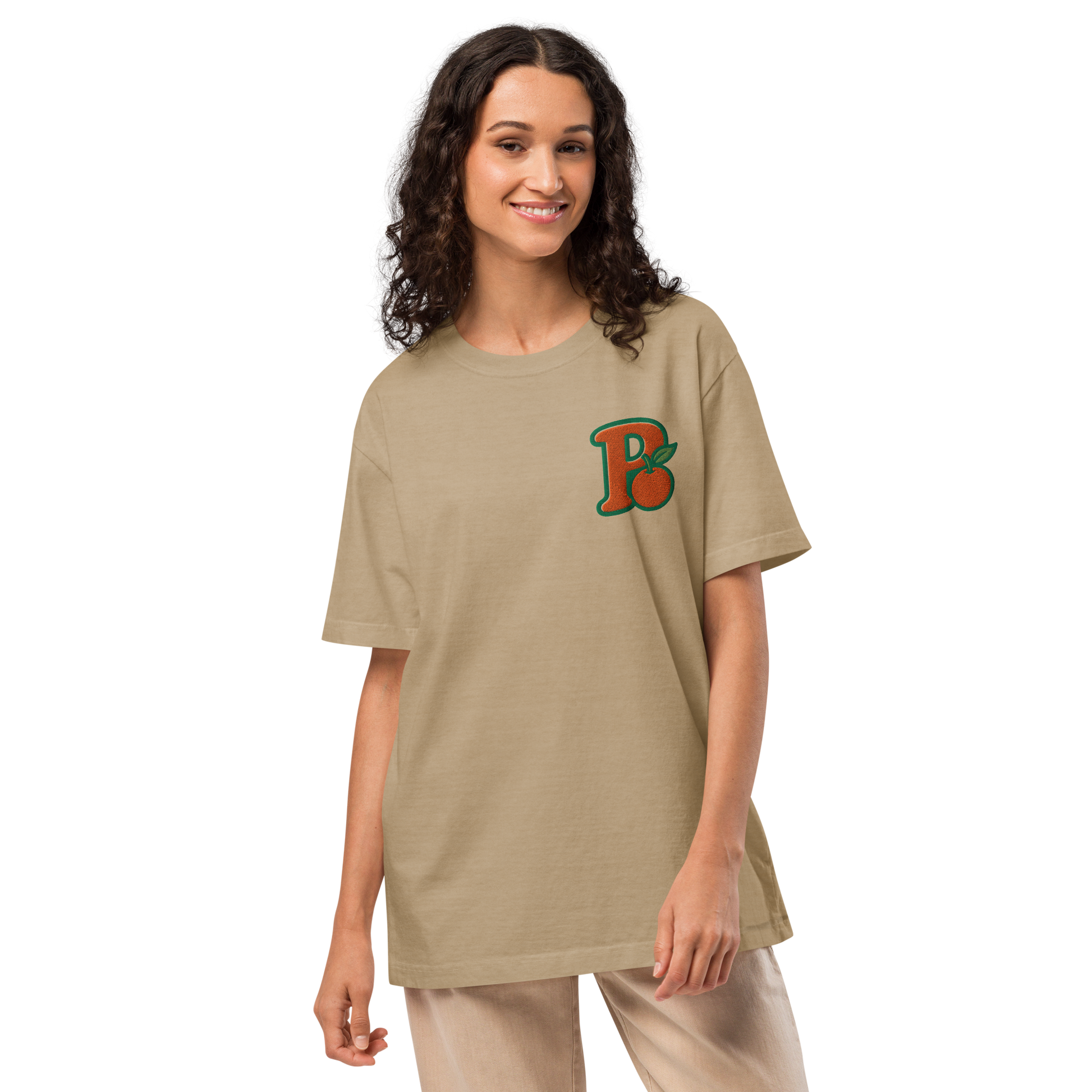 Simple Personality Embroidered Tee