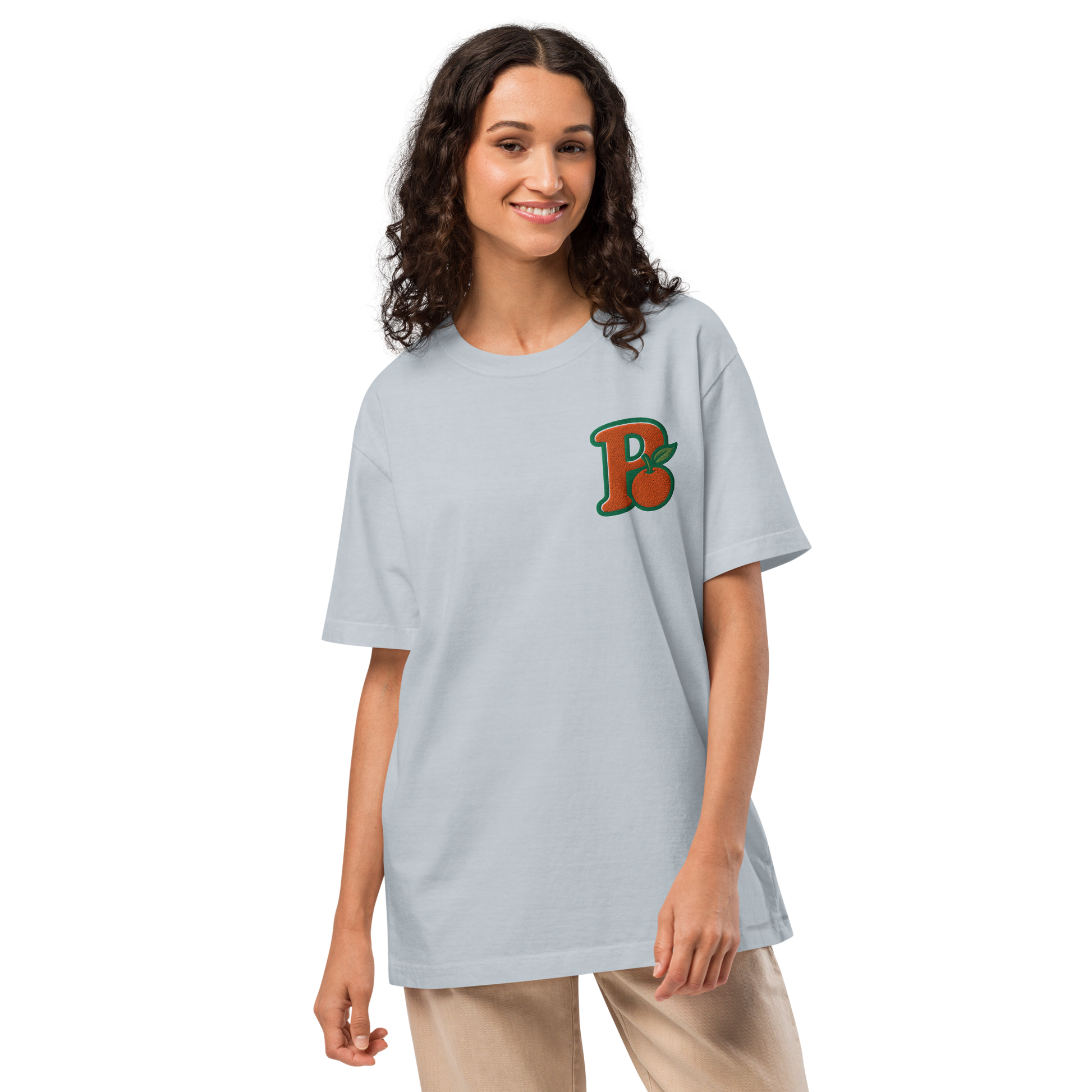 Simple Personality Embroidered Tee