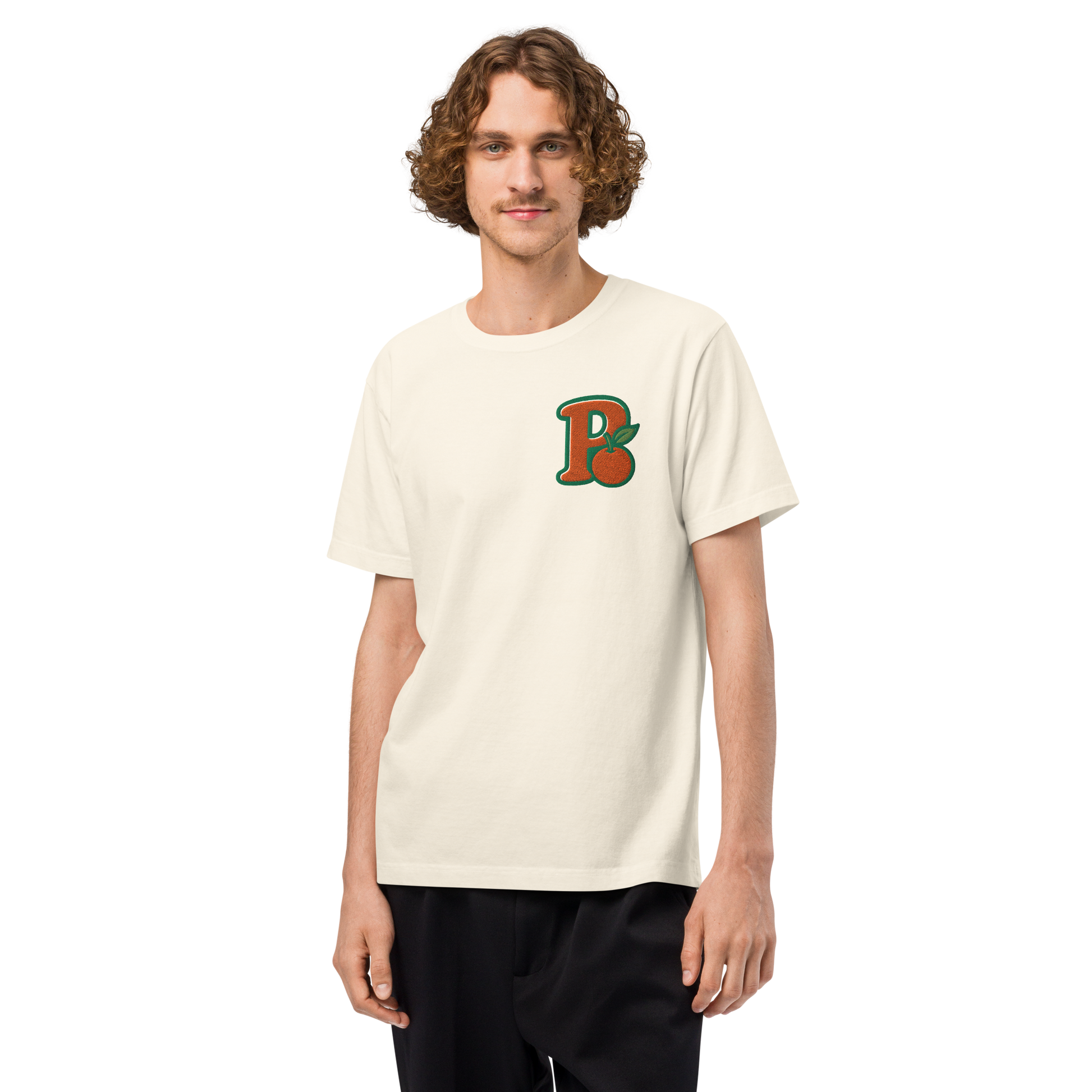 Simple Personality Embroidered Tee