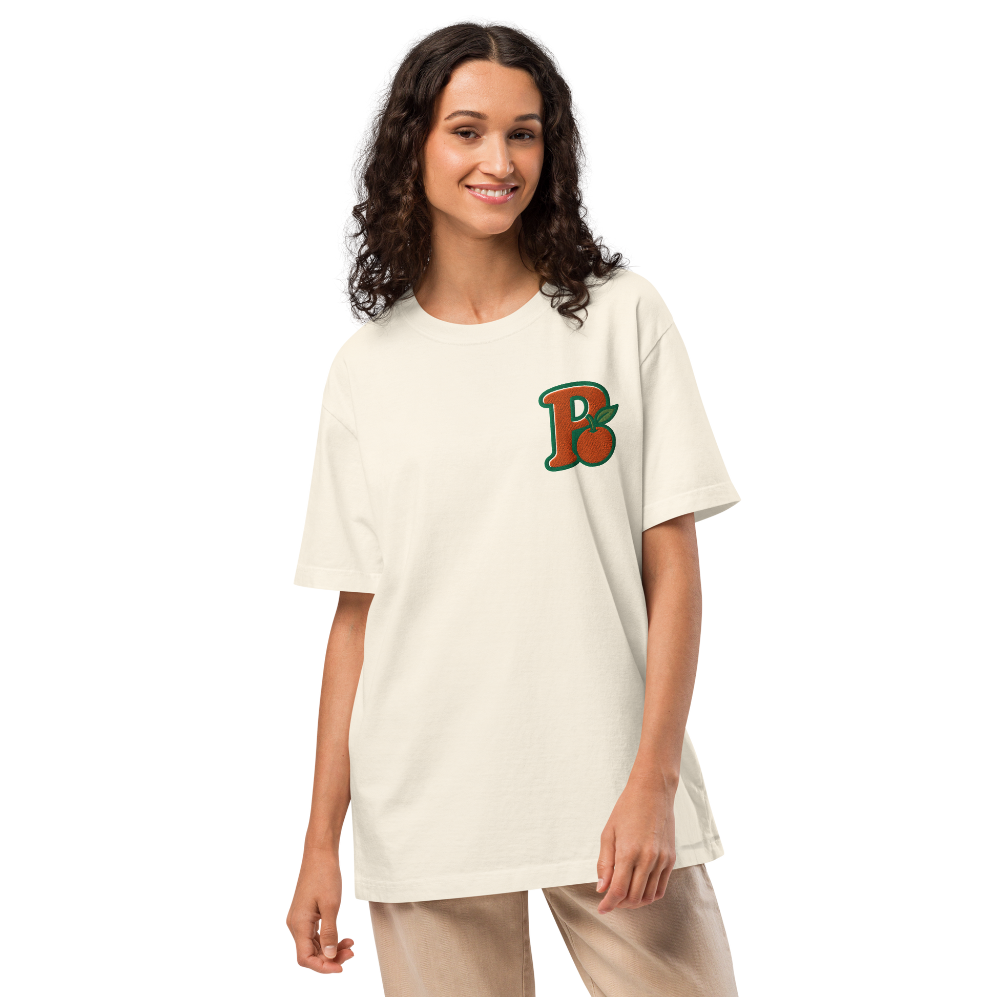 Simple Personality Embroidered Tee