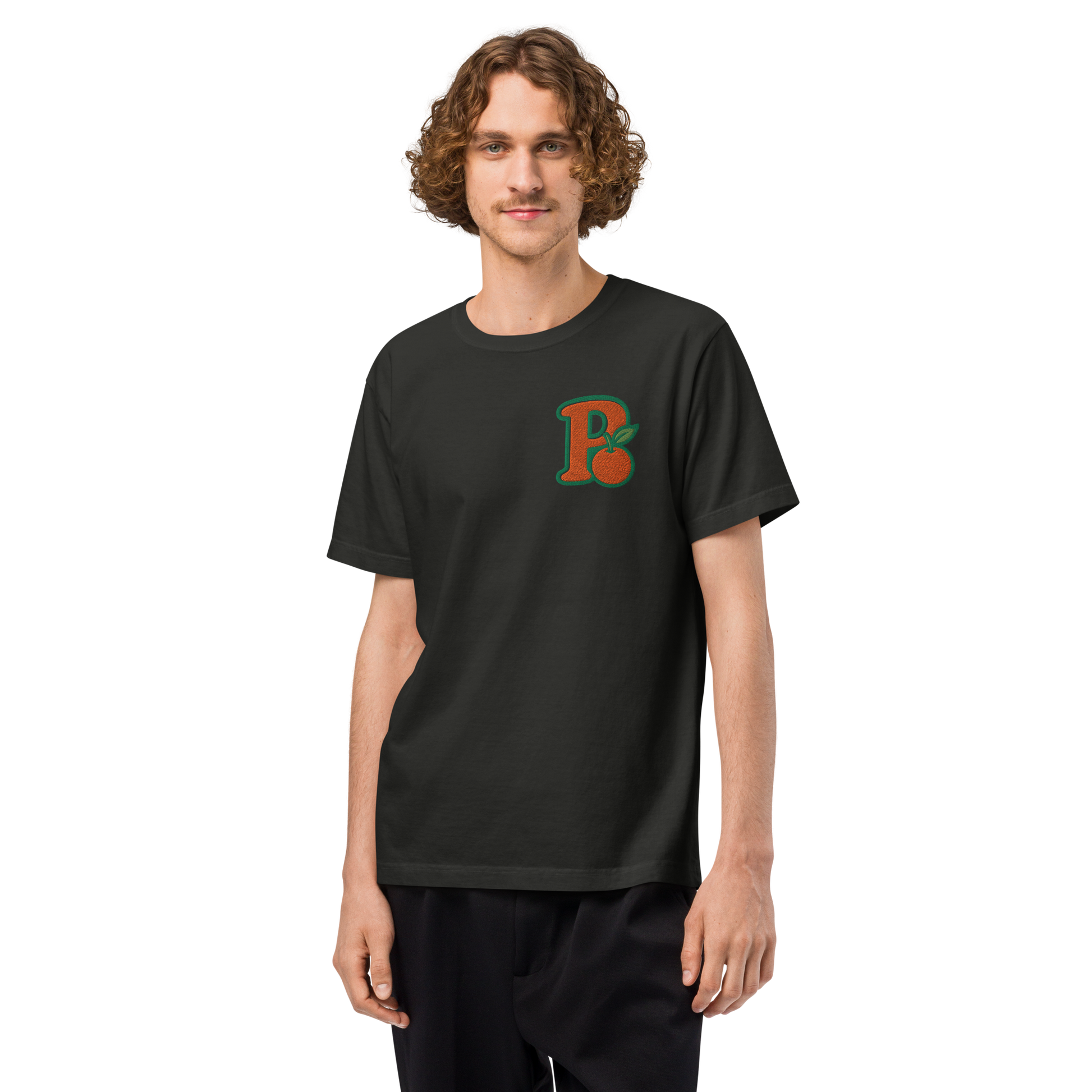 Simple Personality Embroidered Tee