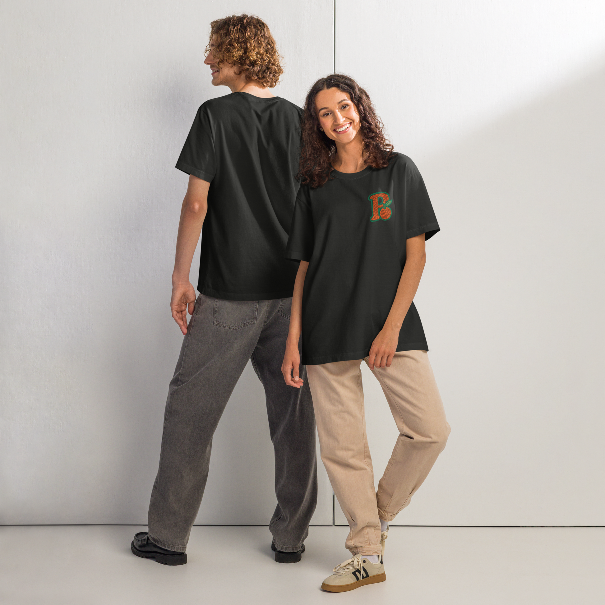 Simple Personality Embroidered Tee
