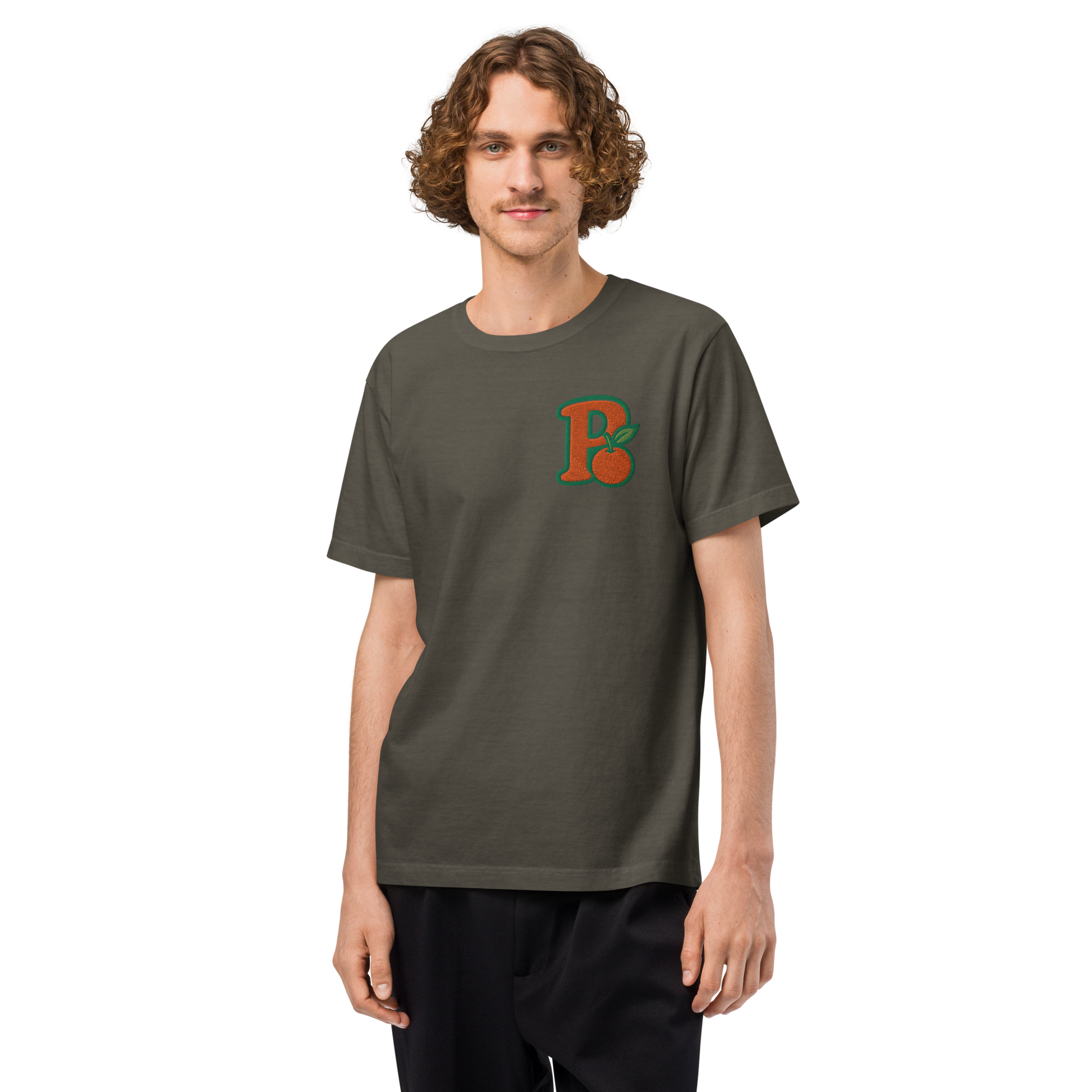 Simple Personality Embroidered Tee