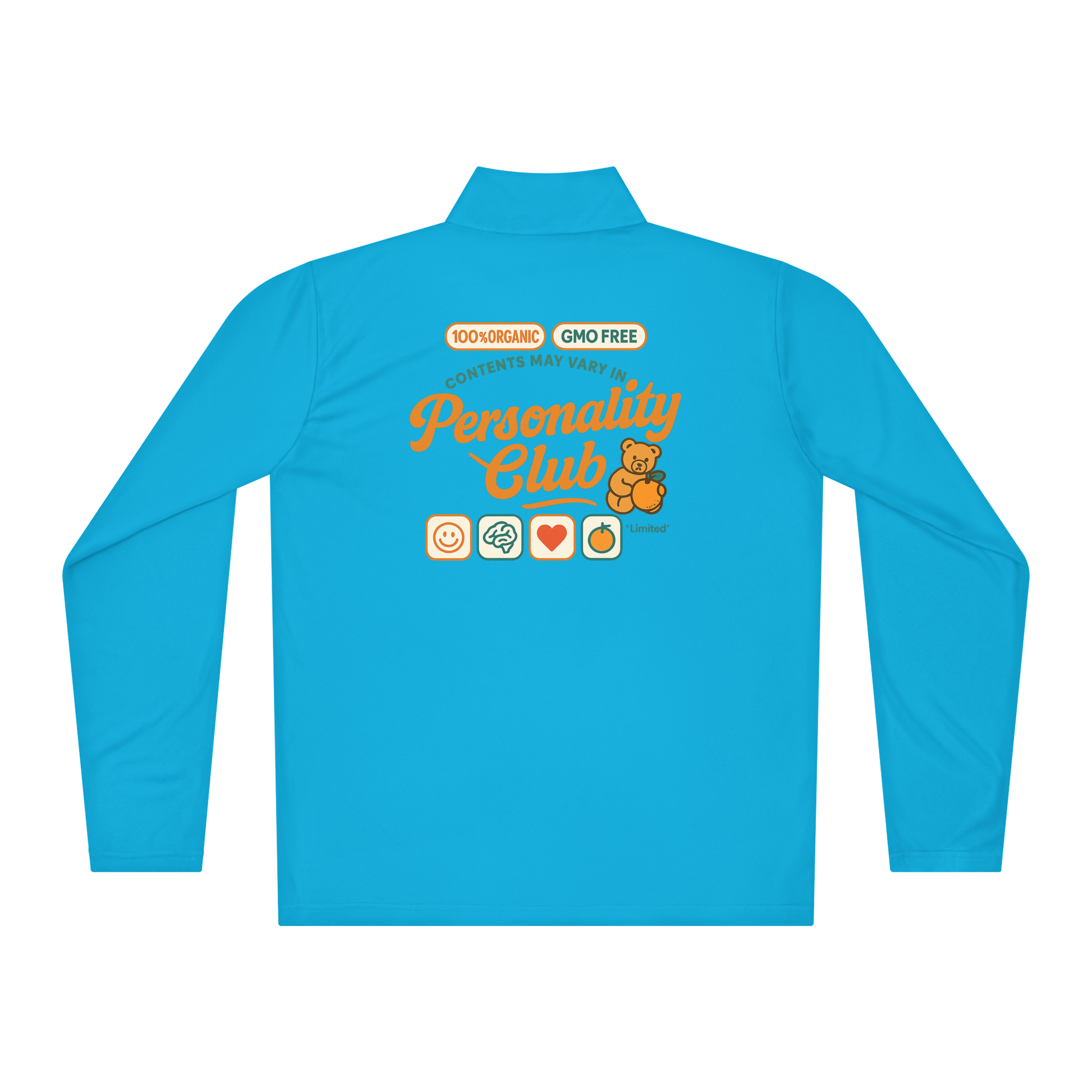 Bold Personality Performance Quarter Zip Up Jacket