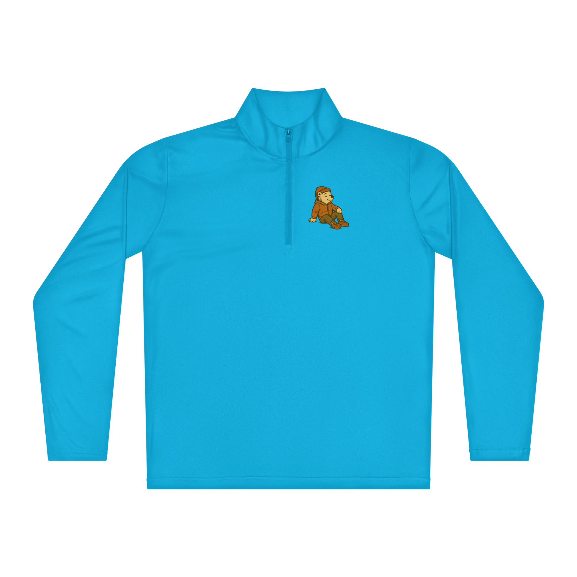 Bold Personality Performance Quarter Zip Up Jacket