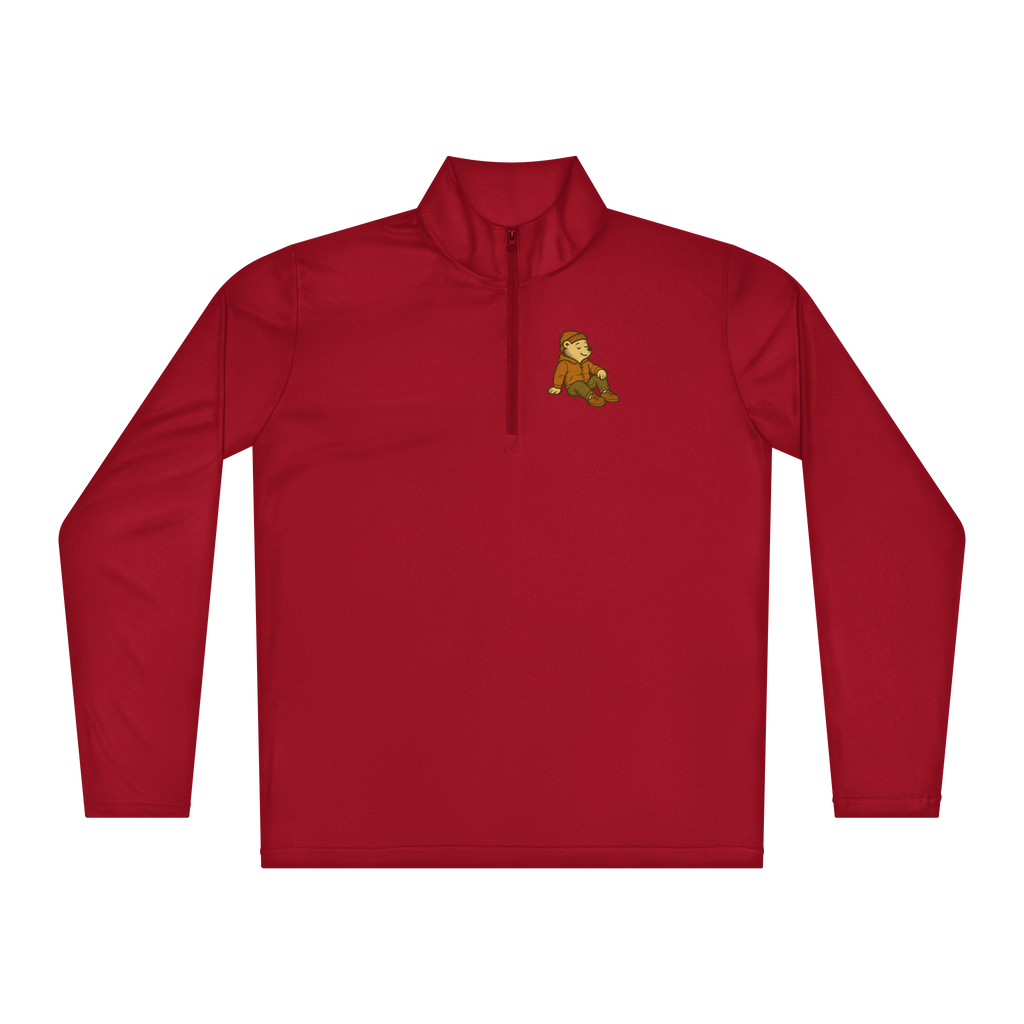 Bold Personality Performance Quarter Zip Up Jacket